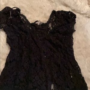 Black corset top